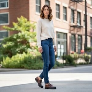 DANSKO Brown Leather Women’s Loafers Lace-Up Flats Size 10.5 EUR 41